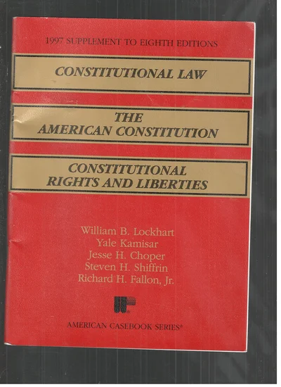 Constitutional Law: Cases-Comments-Questions cover