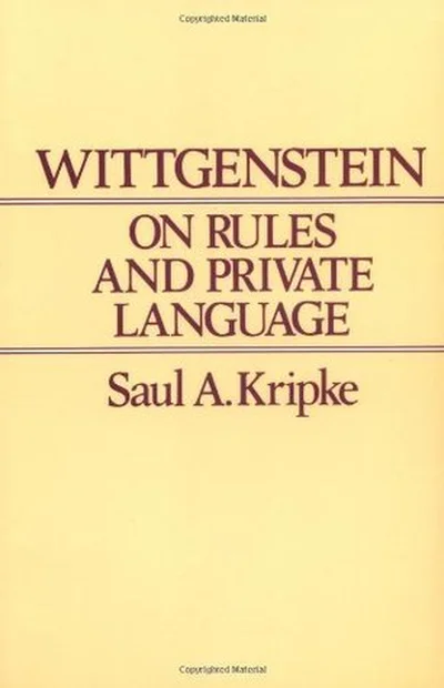 Wittgenstein on Rules and Private Language: An Elementary Exposition cover